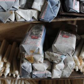 2018-19 Candles inside Shackleton's 'Nimrod' hut, Cape Royds (001)