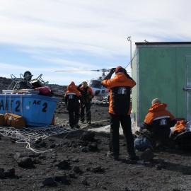 2018-19 Equipment packed for helicopter uplift (001)