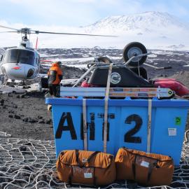 2018-19 Equipment packed for helicopter uplift (002)