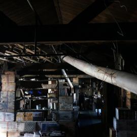 2018-19 Flue inside Scott's 'Terra Nova' hut, Cape Evans