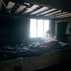 2018-19 Simpson's bunk inside Scott's 'Terra Nova' hut, Cape Evans