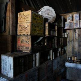 2018-19 Bulkhead inside Scott's 'Terra Nova' hut, Cape Evans