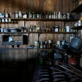 2018-19 Galley inside Scott's 'Terra Nova' hut, Cape Evans