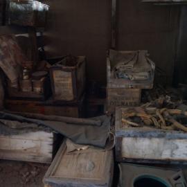 2018-19 Artefacts stored inside Scott's 'Terra Nova' hut, Cape Evans (001)