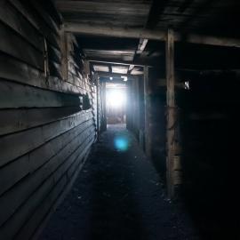 2018-19 Stables inside Scott's 'Terra Nova' hut, Cape Evans