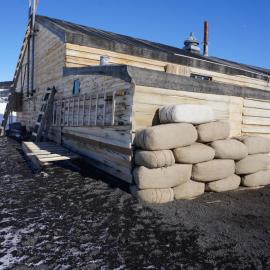 2018-19 North-East corner of Scott's 'Terra Nova' hut, Cape Evans
