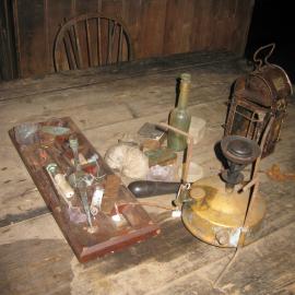 Wardroom table in Scott's 'Terra Nova' hut 