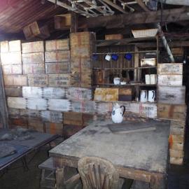 Messdeck in Scott's 'Terra Nova' hut 