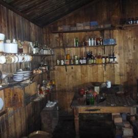 Galley in Scott's 'Terra Nova' hut 