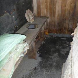 Latrine interior, Cape Evans