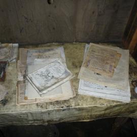 Geology bench, Scott's 'Terra Nova' hut
