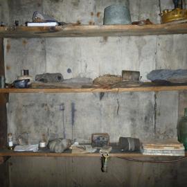 Geology shelves, Scott's 'Terra Nova' hut
