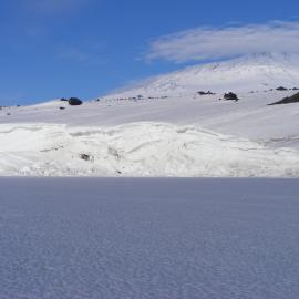 Barne Glacier and Mount Erebus