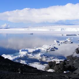 Home Beach and Barne Glacier