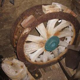 Arrol Johnston wheel, Shackleton's 'Nimrod' hut