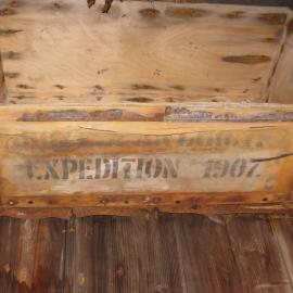 Shelving in Mawson's Lab, Shackleton's 'Nimrod' hut (001)