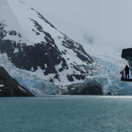 The 'Magellan Explorer' at Drygalski Fjord, South Georgia