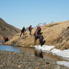 Inspiring Explorers and passengers walk to Shackleton Falls (002)