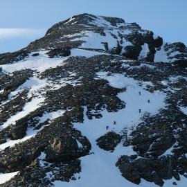 Mount Hodges climbing team on their ascent (002)