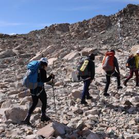 Climbing Mount Ollivier