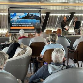 Presentations onboard the 'Magellan Explorer' (002)