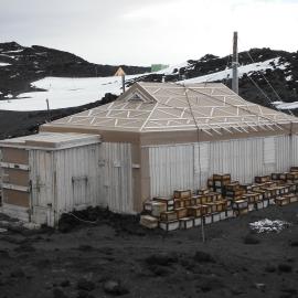 2014-15 Shackleton's 'Nimrod' hut, South and West elevations