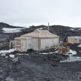2010-11 South-West corner of Shackleton's 'Nimrod' hut, Cape Royds