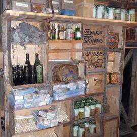 2010-11 Provisions inside Shackleton's 'Nimrod' hut