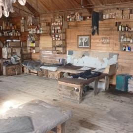 2010-11 Main space inside Shackleton's 'Nimrod' hut, Cape Royds (002)