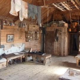 2010-11 Main space inside Shackleton's 'Nimrod' hut, Cape Royds (003)