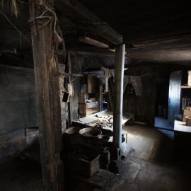 Stove area, Scott's 'Discovery' hut