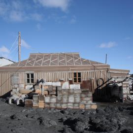 North elevation, Shackleton's 'Nimrod' hut