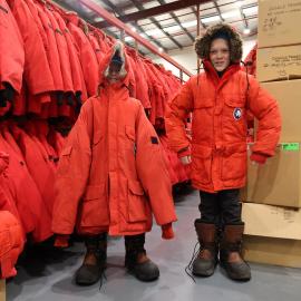 Young Inspiring Explorers wearing USAP gear (007)