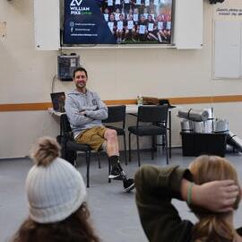 William Pike presenting at the Young Inspiring Explorers Summit