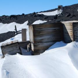 Fuel Cache at Cape Evans