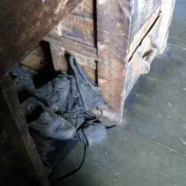 2014-15 Scott's 'Terra Nova' hut, interior, Biology area artefacts