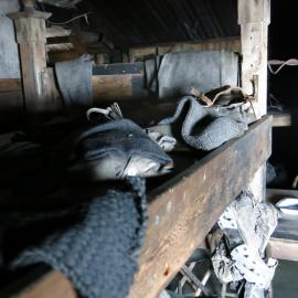 2014-15 Scott's 'Terra Nova' hut, interior, Biology area bunk