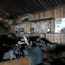 2014-15 Scott's 'Terra Nova' hut, interior, The Tenements