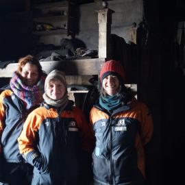 2014-15 Scott's 'Terra Nova' hut, AHT summer artefact conservation team