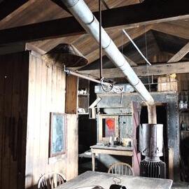 2014-15 Scott's 'Terra Nova' hut, interior, Wardroom