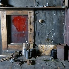 2014-15 Scott's 'Terra Nova' hut artefact monitoring, fixtures and fittings, make and mend corner (008)