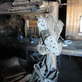 Crampon boots, Scott's 'Terra Nova' hut 