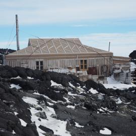 North elevation, Shackleton's 'Nimrod' hut