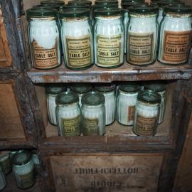 Bulkhead shelves, Shackleton's 'Nimrod' hut (004)
