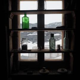 Window in Shackleton's 'Nimrod' hut
