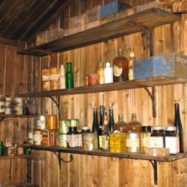 2013-14 Provisions inside Scott's 'Terra Nova' hut, Cape Evans