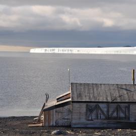2013-14 South wall of Scott's 'Terra Nova' hut, Cape Evans