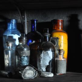 2013-14 Medical supplies inside Scott's 'Terra Nova' hut, Cape Evans (004)