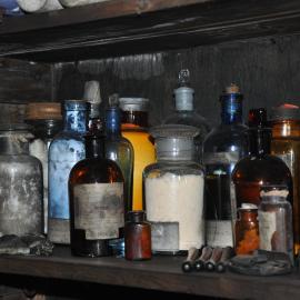 2013-14 Medical supplies inside Scott's 'Terra Nova' hut, Cape Evans (006)
