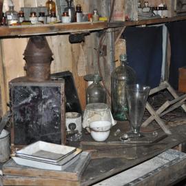 2013-14 Photography development supplies inside Scott's 'Terra Nova' hut, Cape Evans (001)